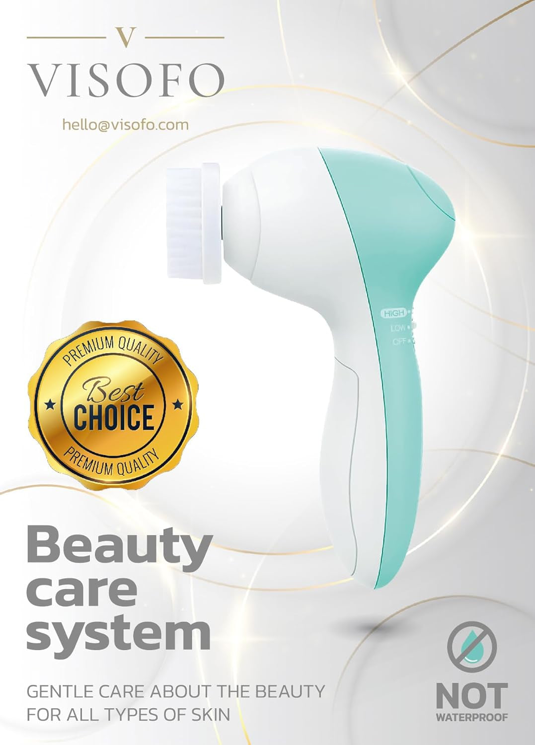 Opal 7-in-1 Electric Face Scrubber | Deep Cleansing Spin Brush & Exfoliator for Radiant Skin"