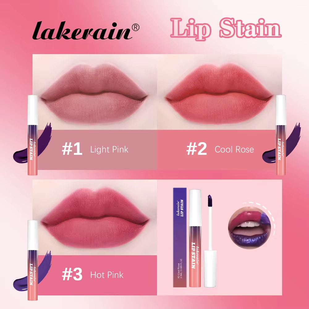 LuxeWear Pink Lip Gloss Set – Elegant Peel & Stick, Long-Lasting Waterproof Shine
