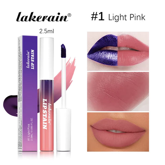 LuxeWear Pink Lip Gloss Set – Elegant Peel & Stick, Long-Lasting Waterproof Shine