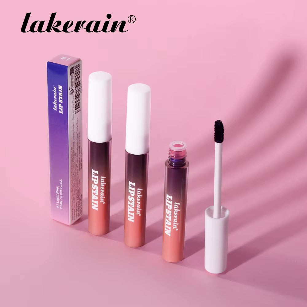 LuxeWear Pink Lip Gloss Set – Elegant Peel & Stick, Long-Lasting Waterproof Shine